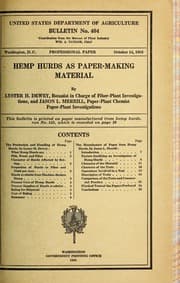 USDA Bulletin No. 404 cover, 1916