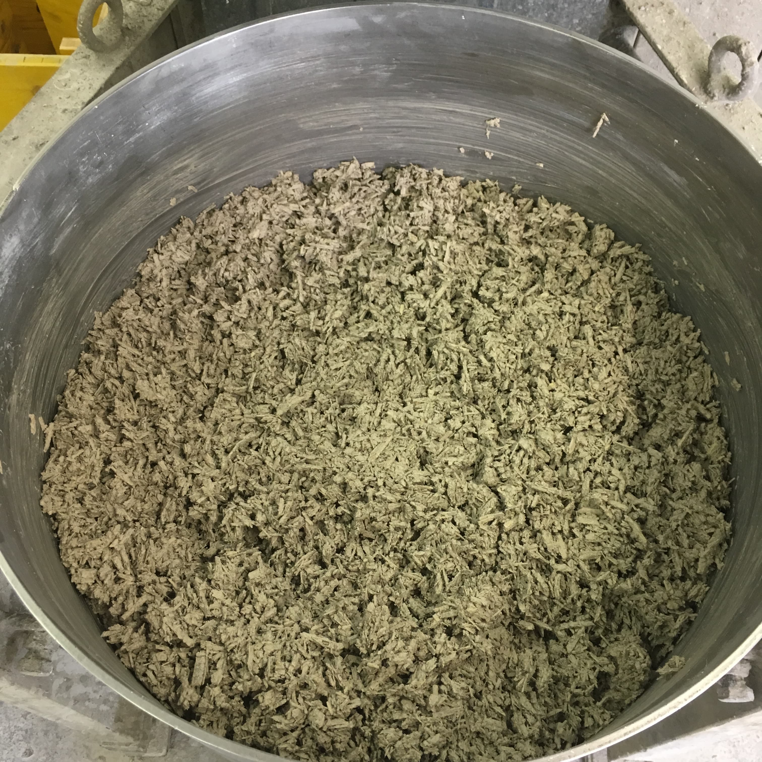 Fresh hempcrete mix