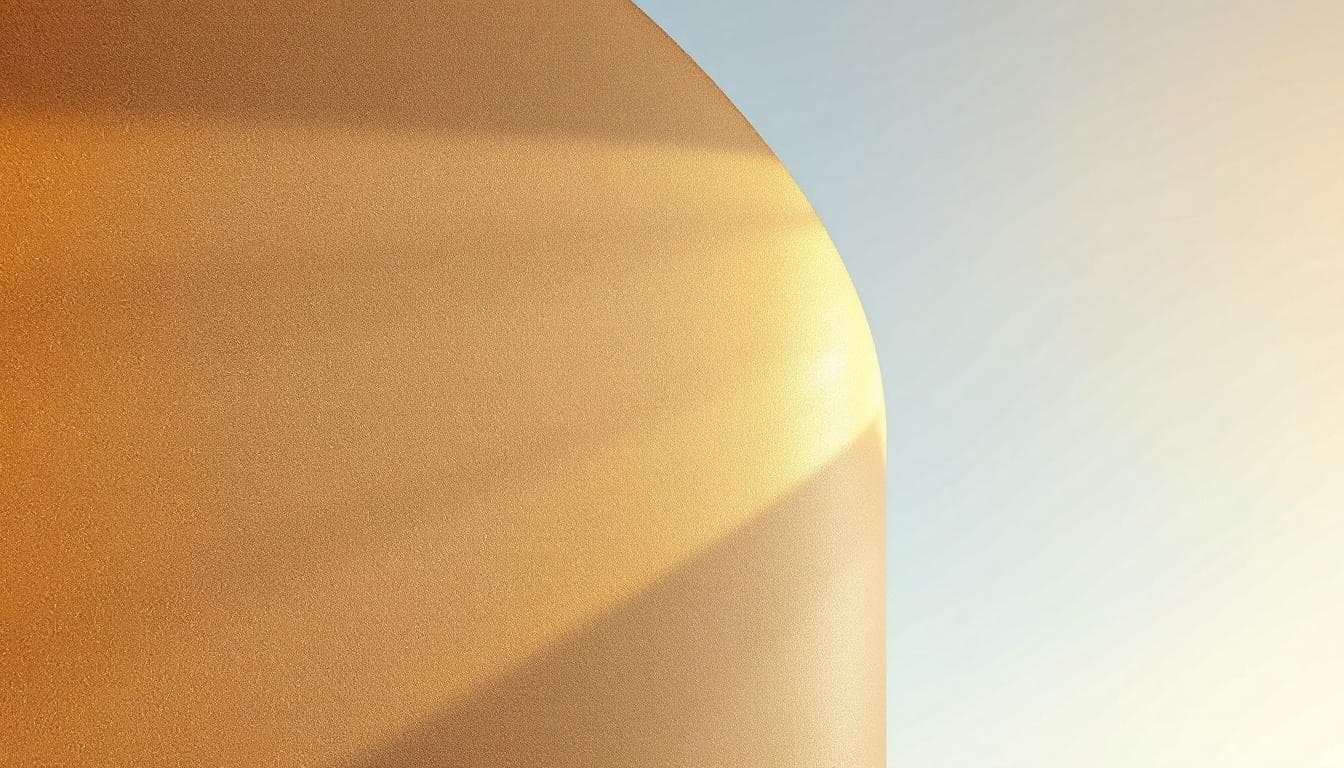 Hempcrete wall surface in dramatic side light