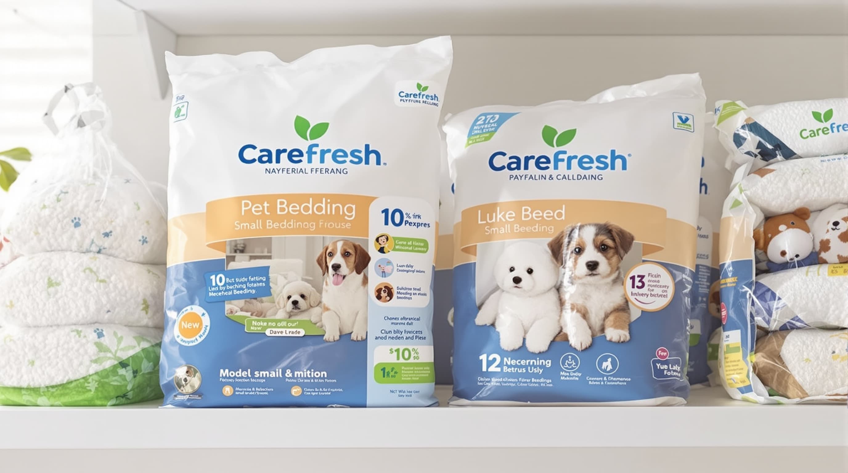 Carefresh hemp small-animal bedding package